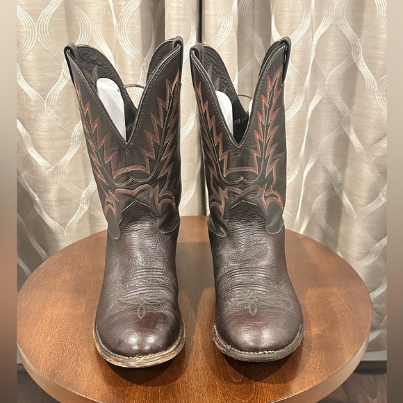 Larry Mahan Men’s Brown Genuine Cowboy Western Boots / Shoes Men's Size: 12D - Picture 13 of 13